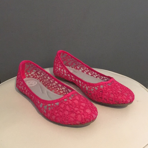 NWOT Cute Pink Slip-on Shoes